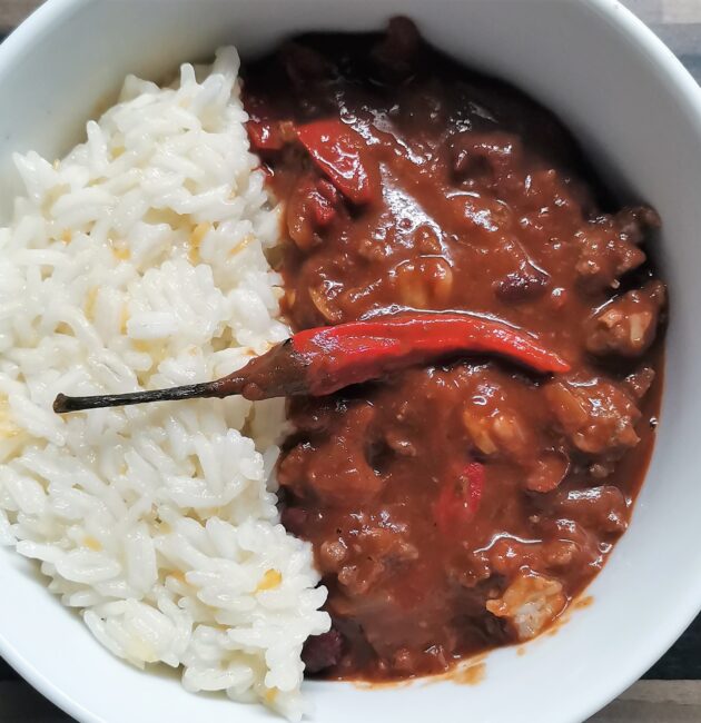 Chilli con carne s mletým hovězím