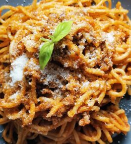 Pravé milánské špagety (s mletým masem)
