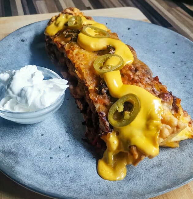 Enchiladas s mletým hovězím masem