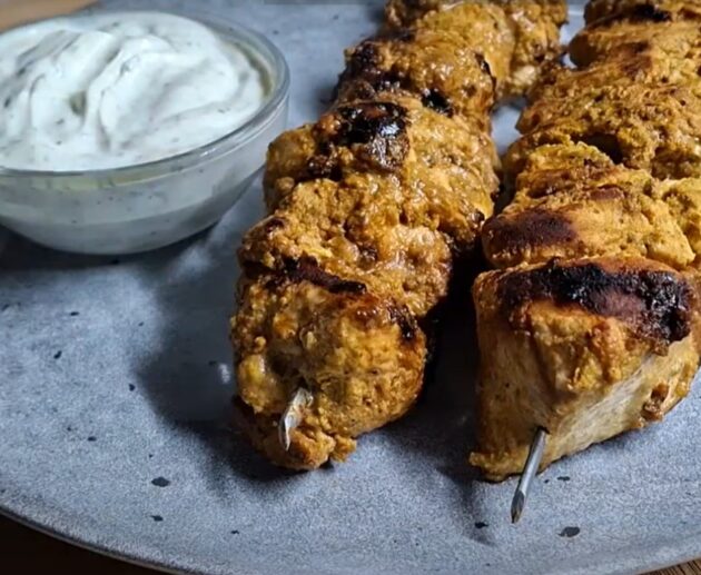 Grilované kuřecí tikka