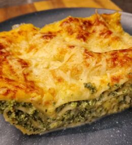 Špenátové lasagne s ricottou