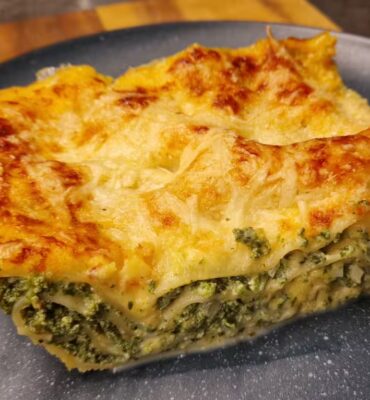 Špenátové lasagne s ricottou