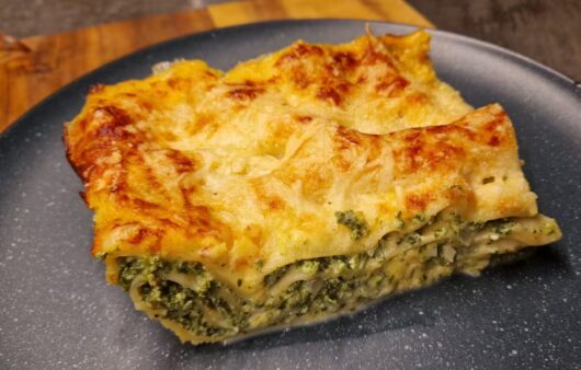 Špenátové lasagne s ricottou