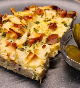 Těstoviny s medvědím česnekem a smetanou