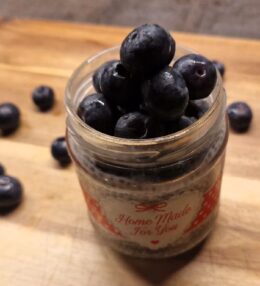 Rychlý chia puding (poměr surovin)