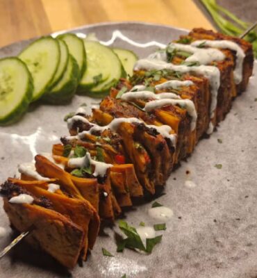 Virální tortilla kebab na špízu